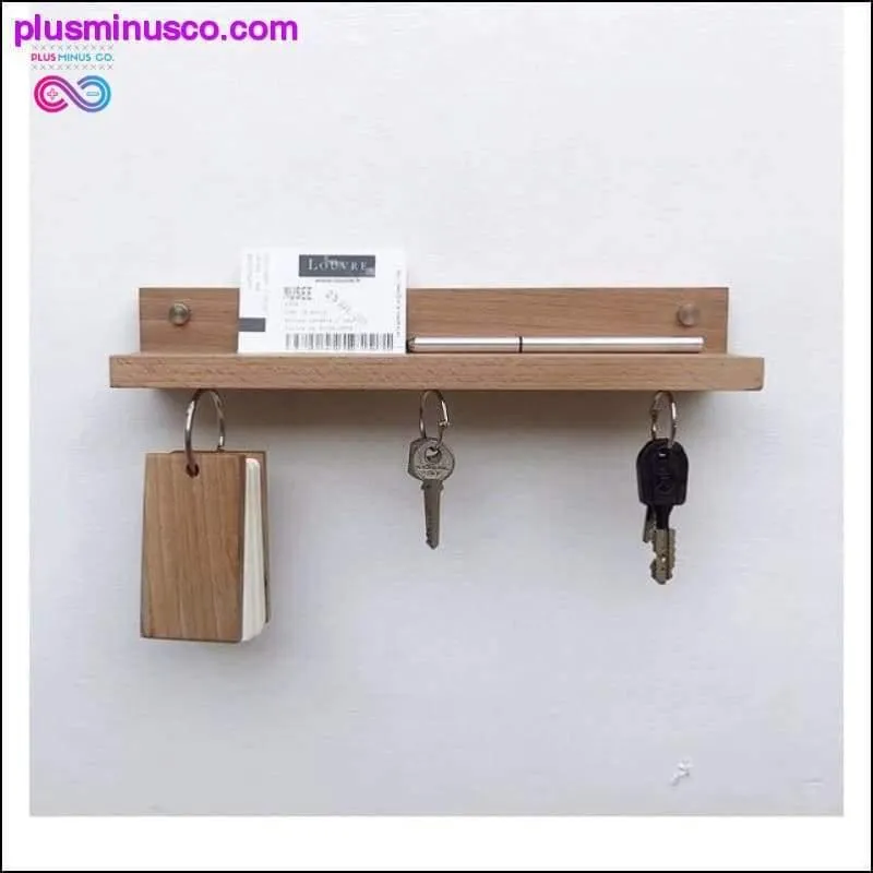 Floating Wall Mounted Storage Shelf   Magnetic Key Rack /
