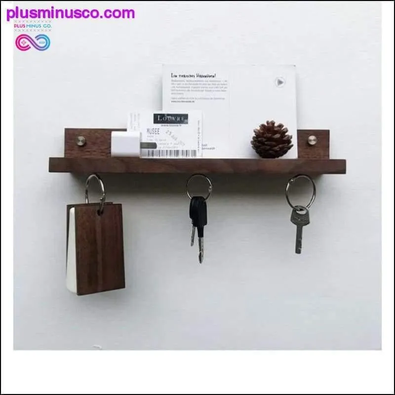 Floating Wall Mounted Storage Shelf   Magnetic Key Rack /