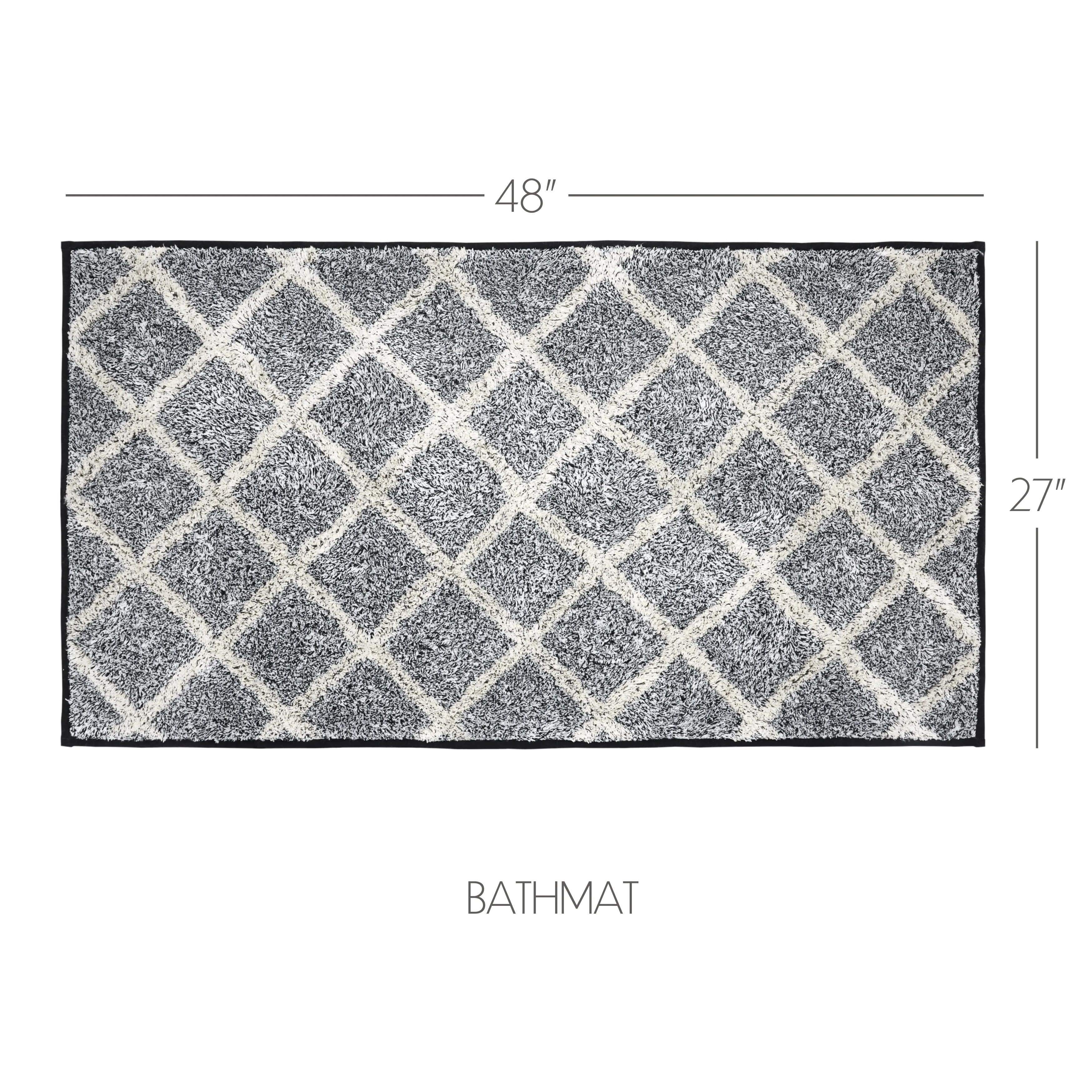 Frayed Lattice Bathmat