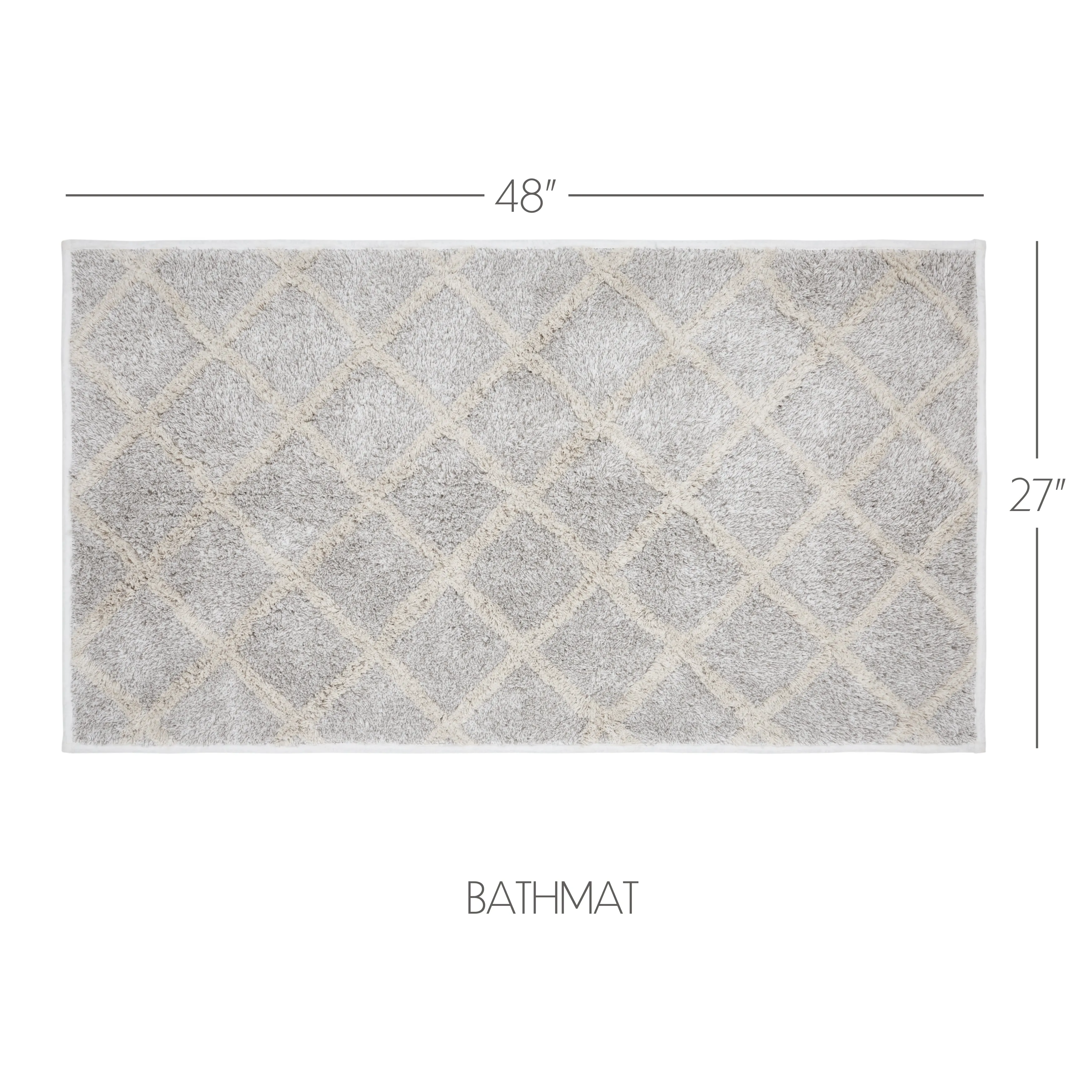 Frayed Lattice Bathmat