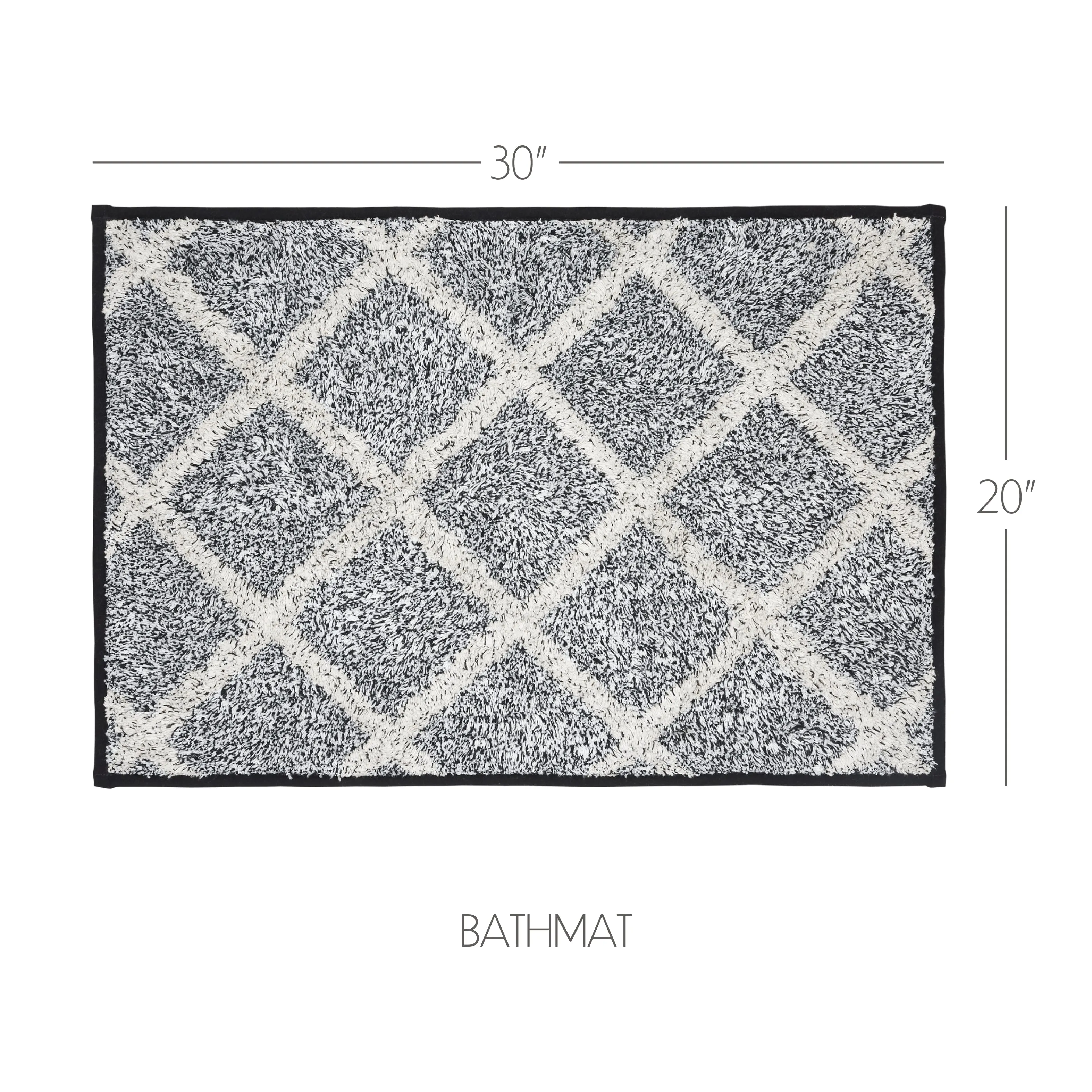 Frayed Lattice Bathmat