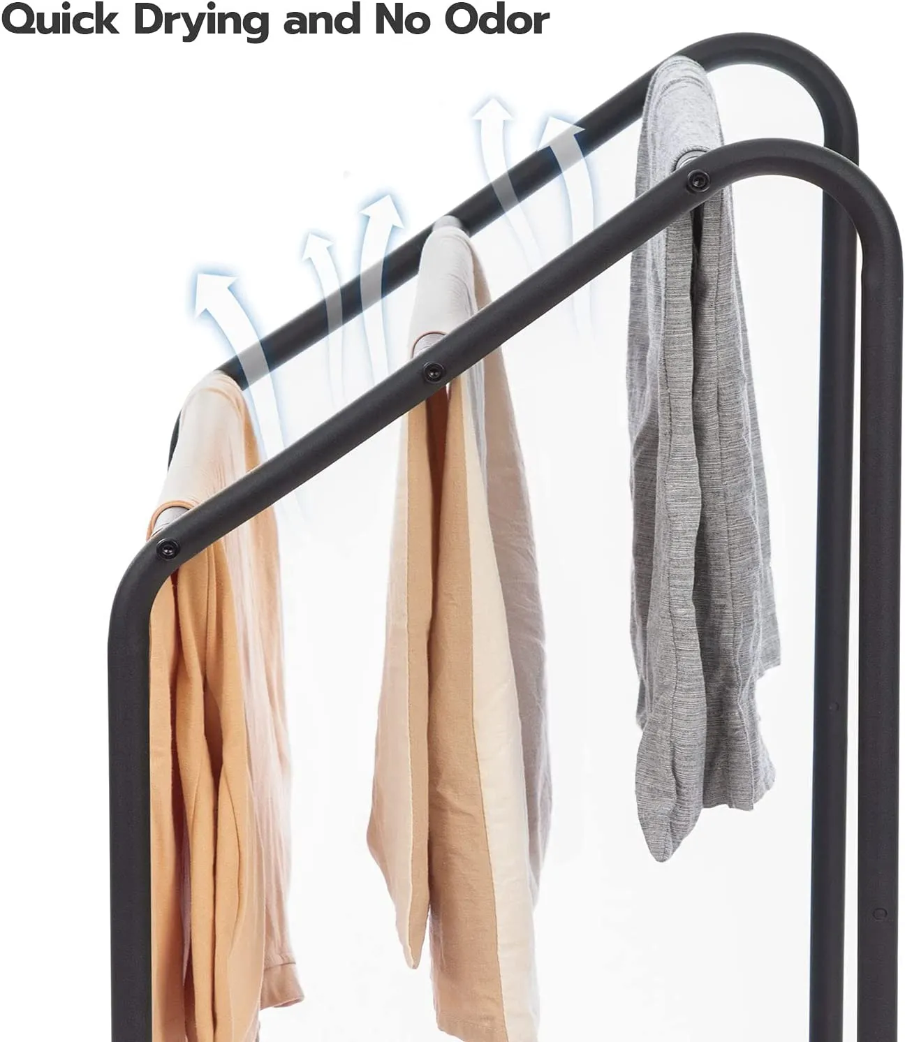 Freestanding Towel Rack Holder, 3 Tier Blanket Rack Stand with Storage Shelf, Quilt Rack Stand and Display Rack
