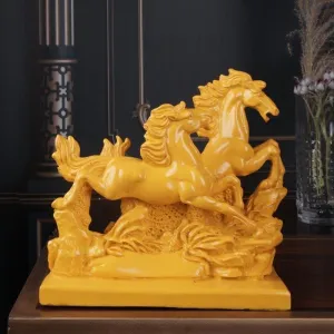 Galloping Stallion Showpiece - Yellow