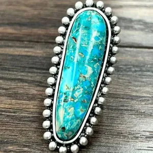 Gemstone Adjustable Ring