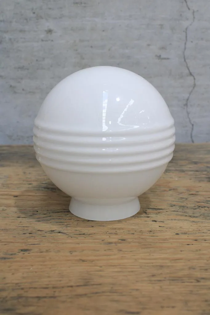 Glass Ball Candlestick Table Lamp