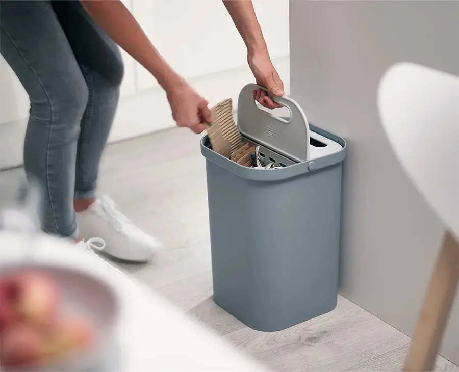 GoRecycle 14L Light Blue Recycling Caddy