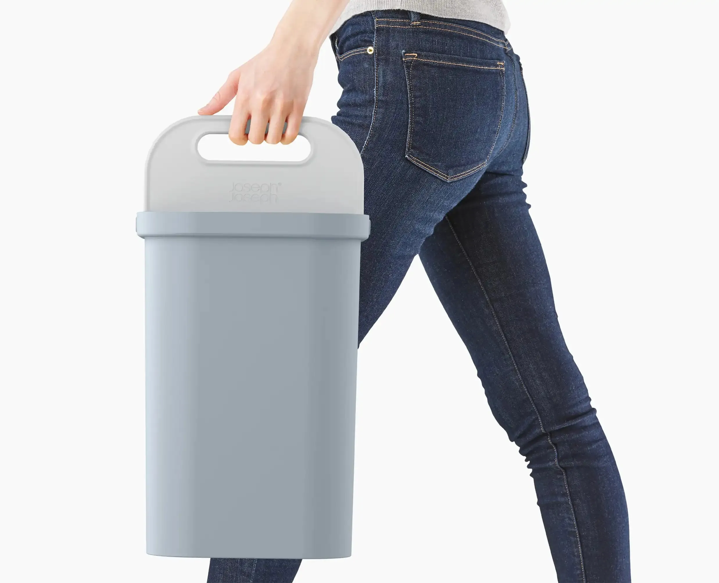 GoRecycle 14L Light Blue Recycling Caddy