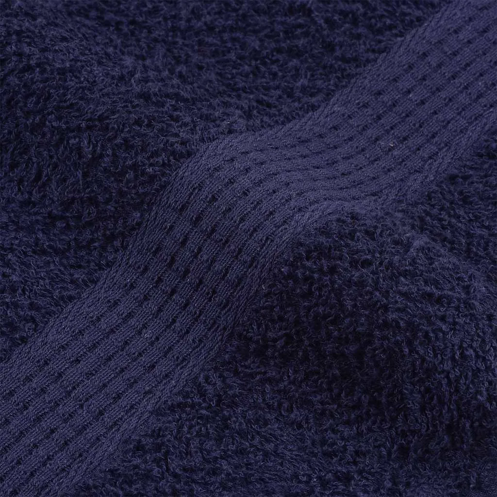 Guest Towels 2 pcs Navy Blue 30x50 cm 360 gsm 100% Cotton