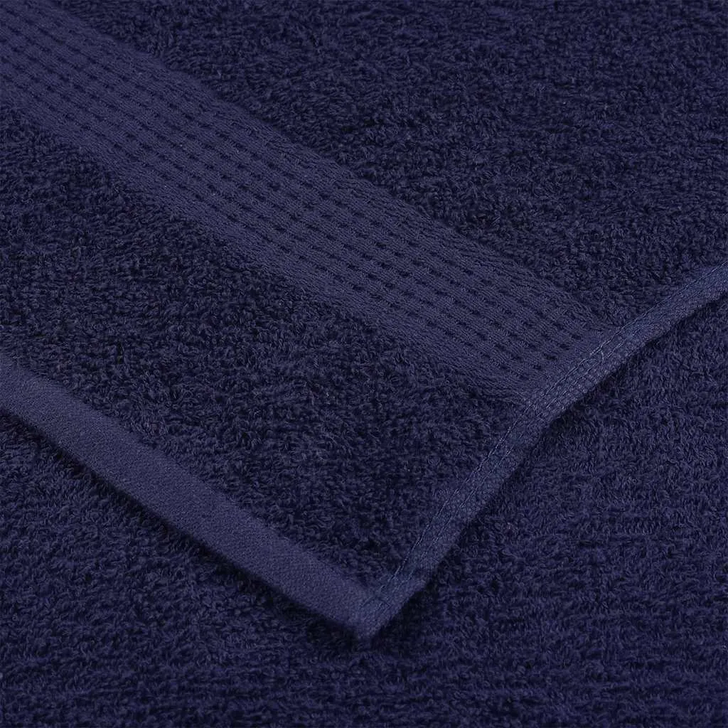 Guest Towels 4 pcs Navy Blue 30x50 cm 360 gsm 100% Cotton