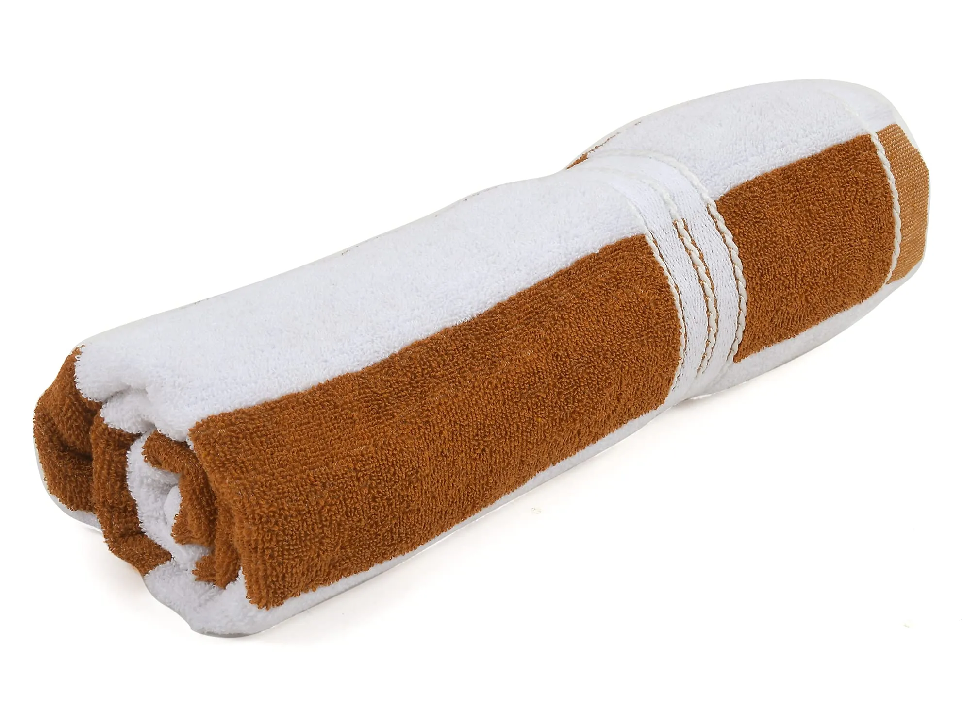 Heart HomeLining Design Super Soft, Fluffy, and Absorbent, Cotton Bath Towel Perfect for Daily Use, 30"x60", Pack of 2 (Brown & Blue)