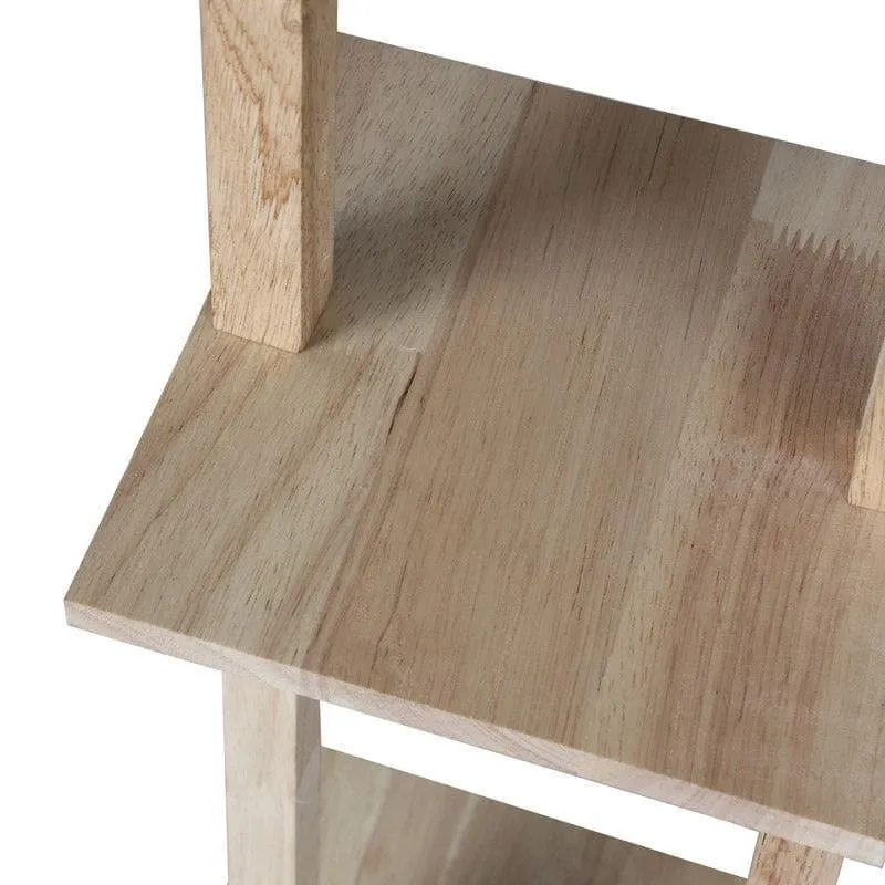 Honey Gleam Floor Lamp With Shelf