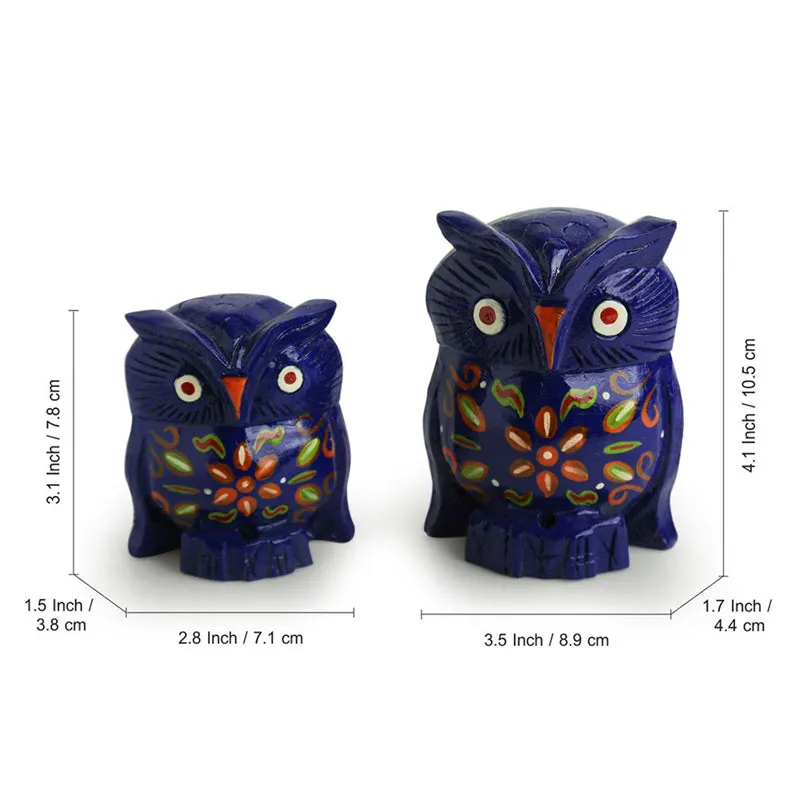 Hoot Glory Handmade Showpiece - Set Of Two
