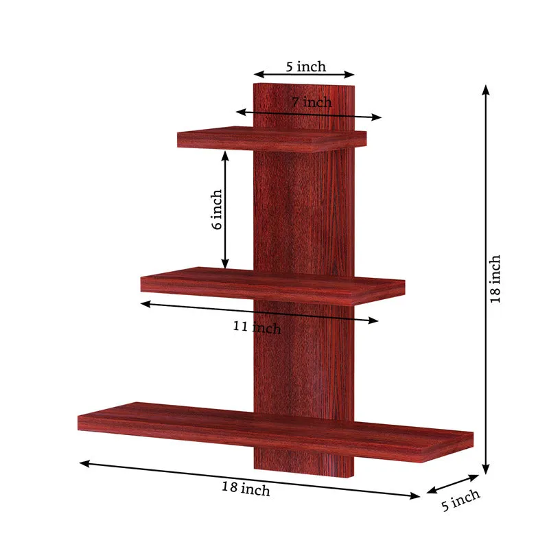 Illtia Wall Shelf  - Red