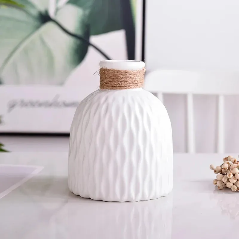 Imitation Ceramic Modern Flower Vase
