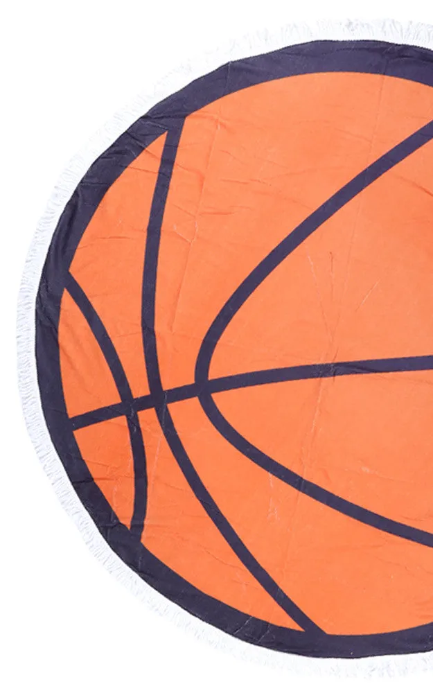 JP611-58 Basket Ball Print 100% Cotton Beach Towels