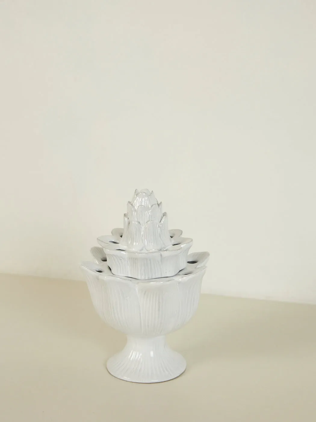 Large Artichoke Flower Holder Vase