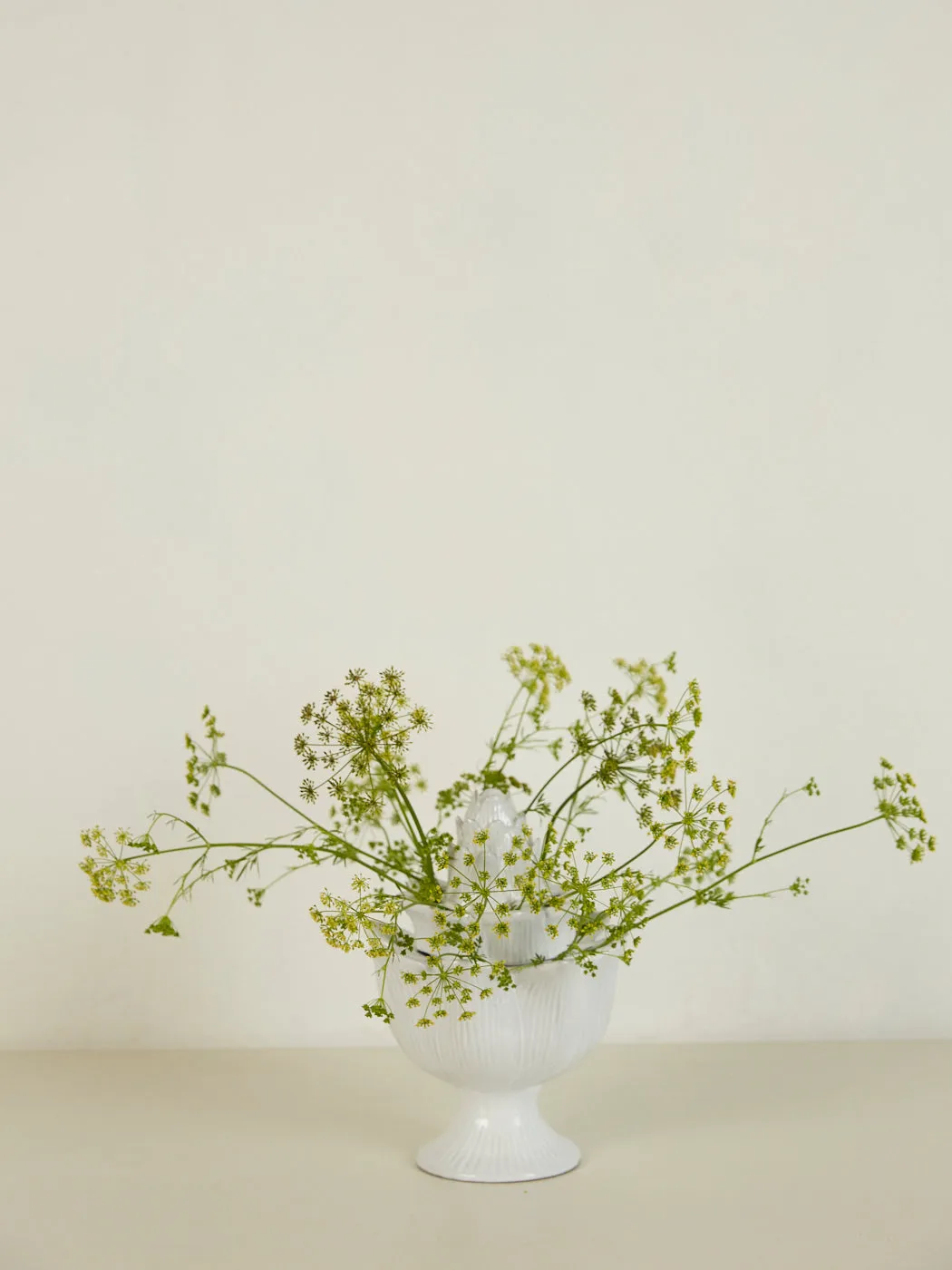 Large Artichoke Flower Holder Vase