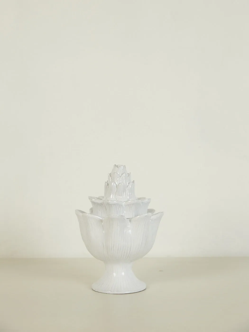 Large Artichoke Flower Holder Vase