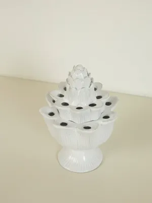 Large Artichoke Flower Holder Vase