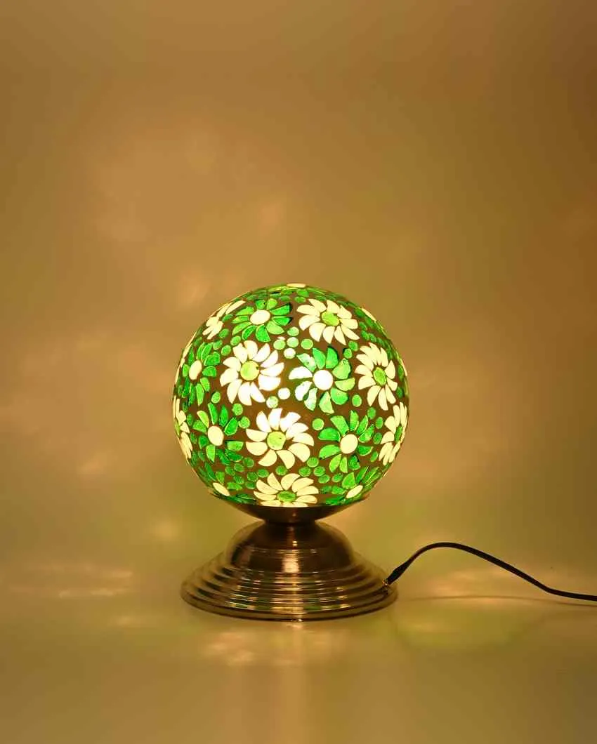 Loto Decorative Home LED Compatible Stylish Night Table Lamp | 6 x 8 inches