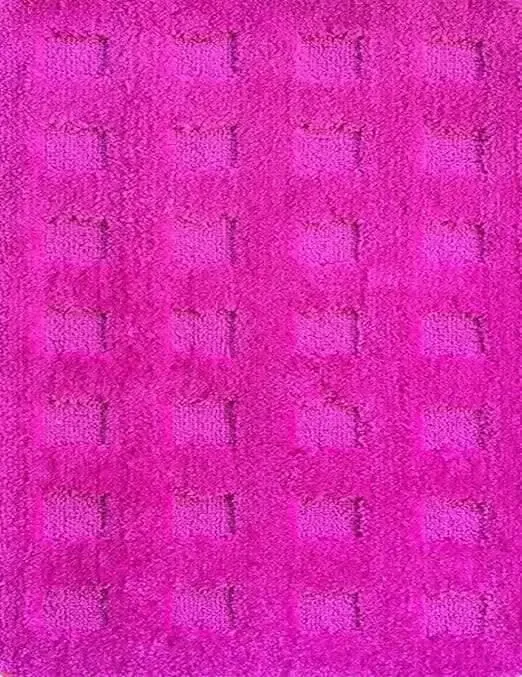 Lushomes "Ultra-Absorbent Pink Microfiber Bathroom Mat Set - 2 Bathmats & 2 Contour Mats