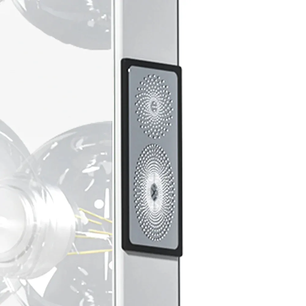 LUXE Katy Hollywood Vanity Mirror with Clear LED Bulbs and Bluetooth Speaker