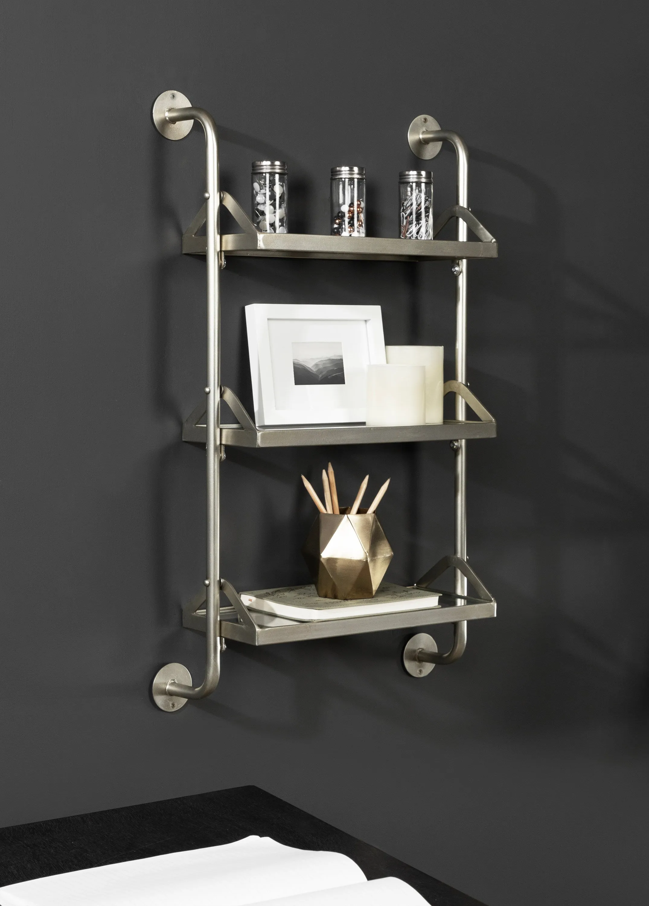 Marit Three-Tier Wall Shelf