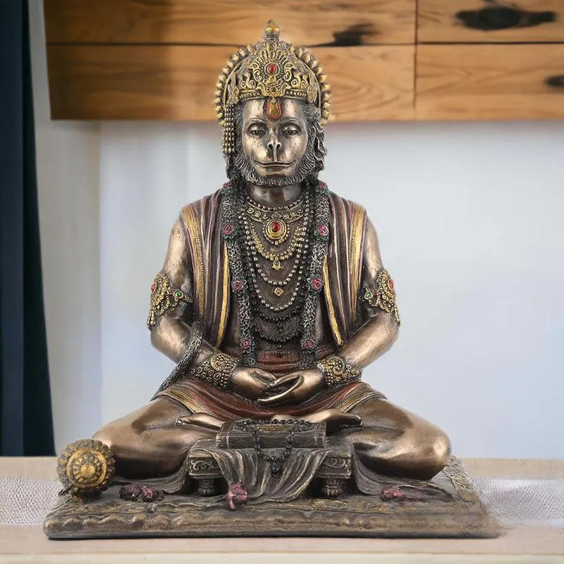 Meditating Hanuman Ji Idol