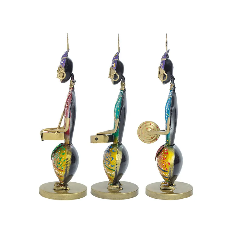 Mela Handcrafted Folk Music Showpiece - Set Of Three