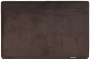 Memory Foam Area Rug, 40 x 64 in, Coffee Brown