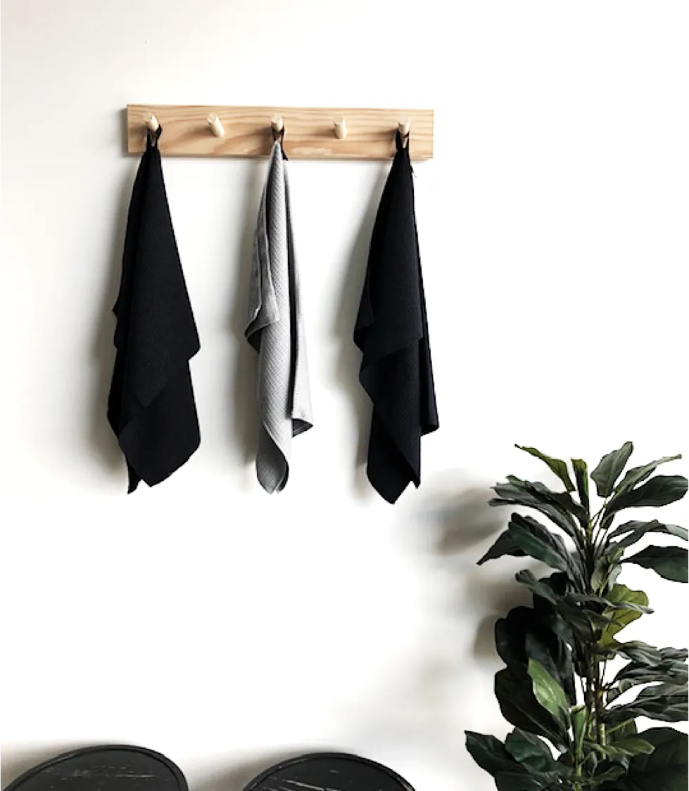 Microfibre Tea Towel - Black