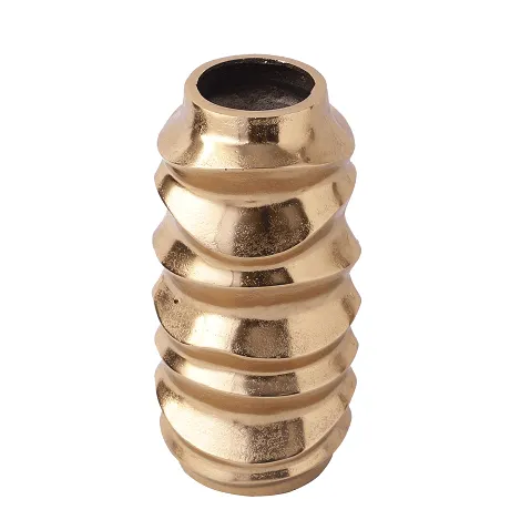 Mila Wave Gold Vase
