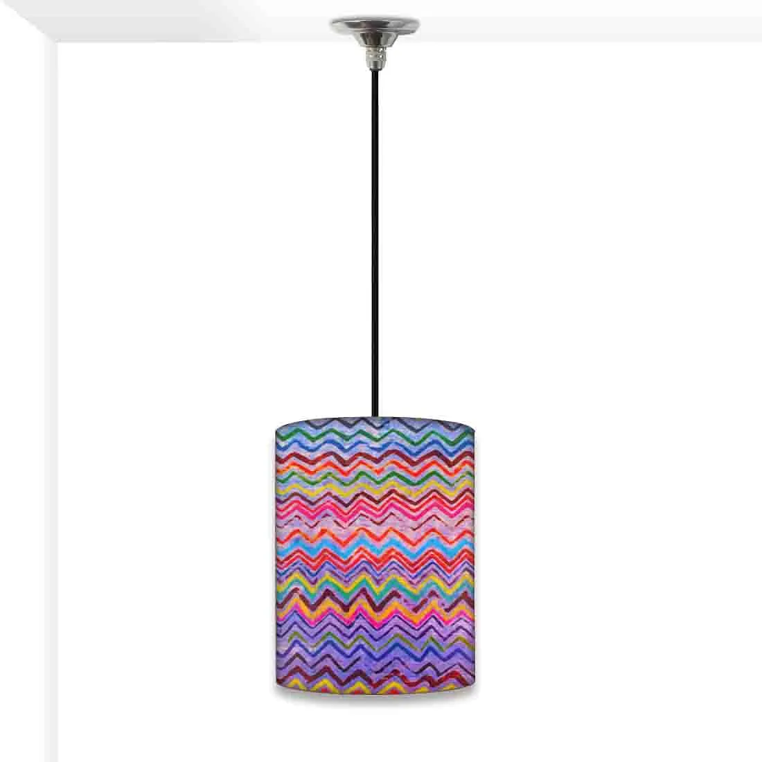 Mini Ceiling Pendant Lamp - Colorful Lines