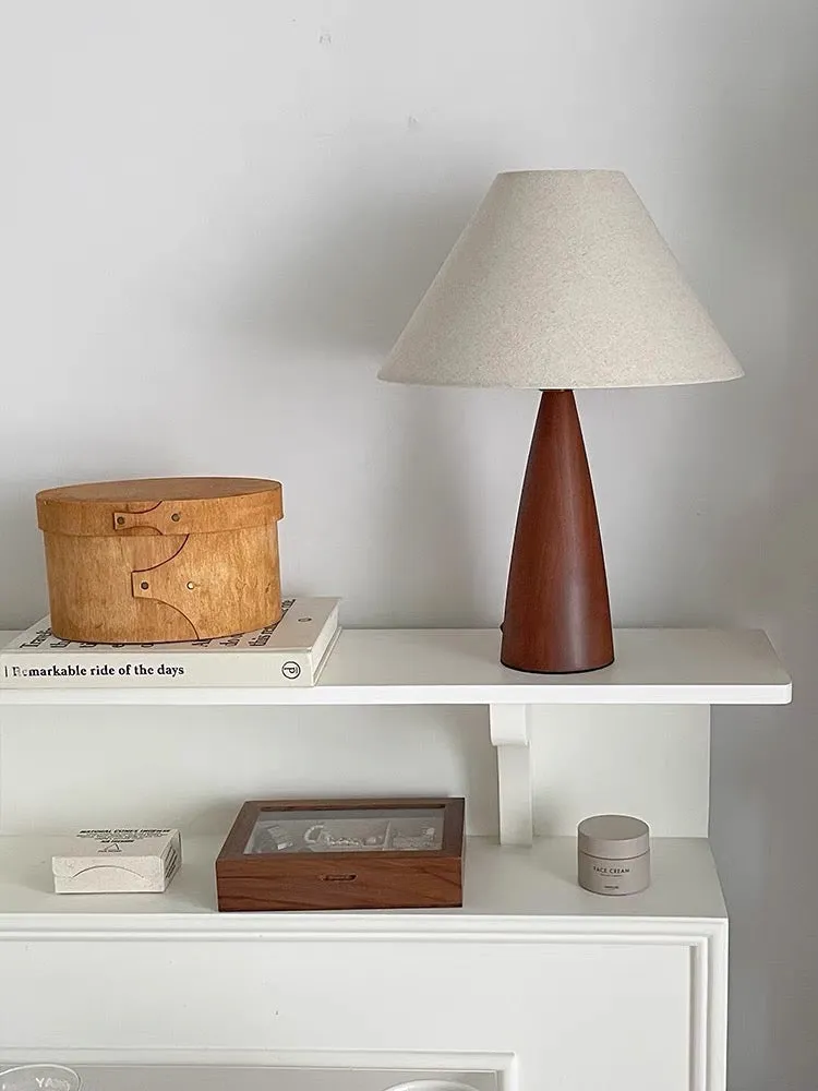 Minimalist Wood Base Table Lamp
