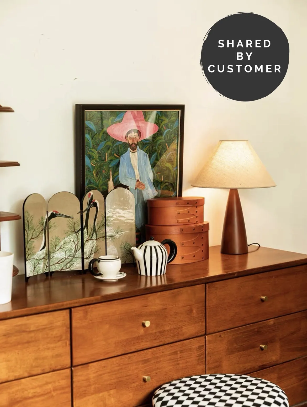 Minimalist Wood Base Table Lamp