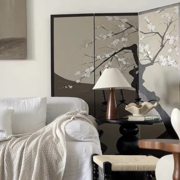 Minimalist Wood Base Table Lamp