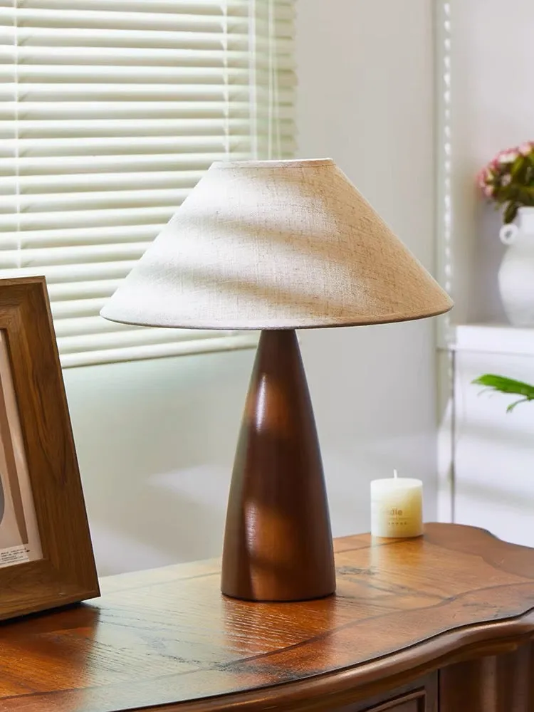Minimalist Wood Base Table Lamp