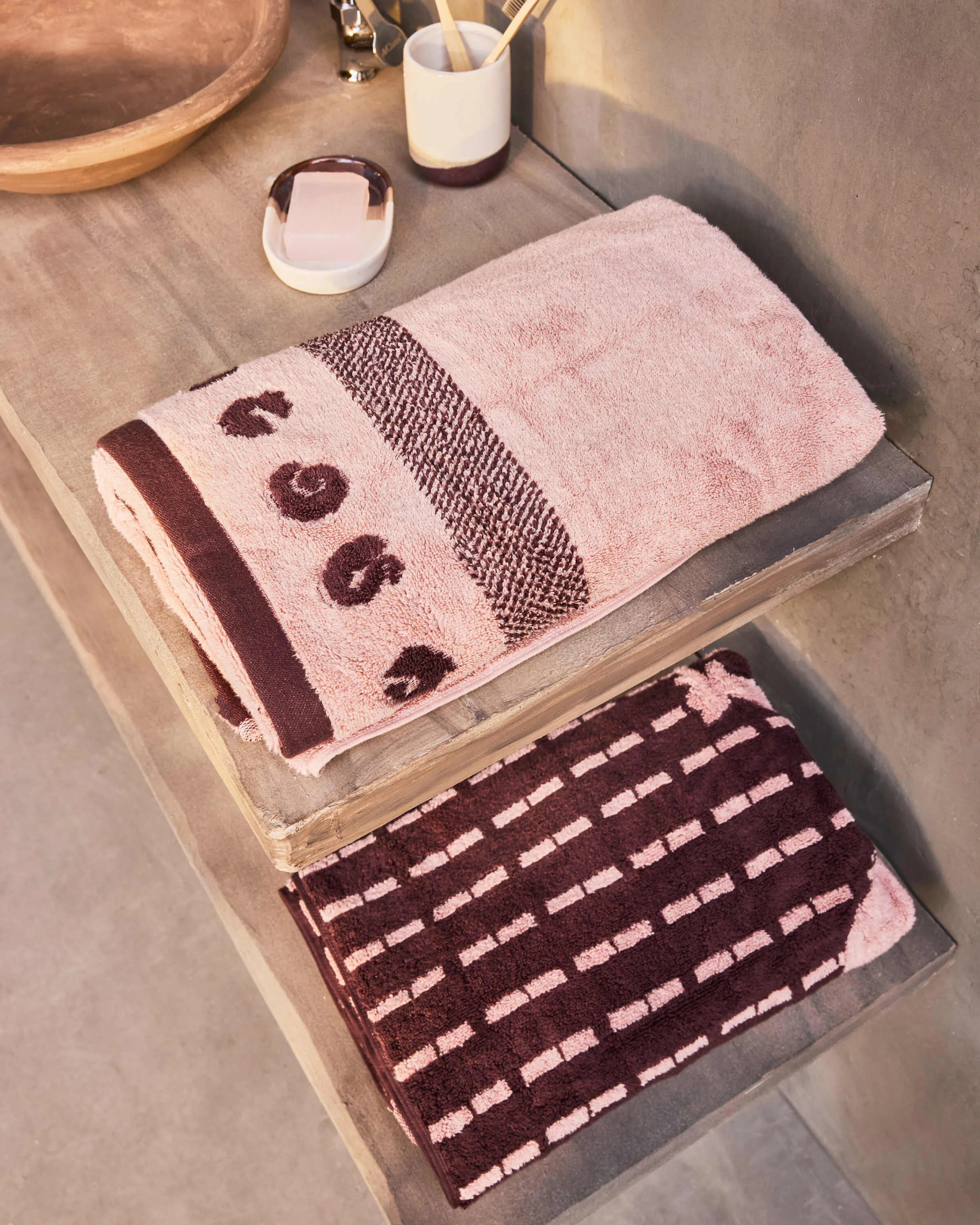 Morning Calm Bath Towels - Set of 2