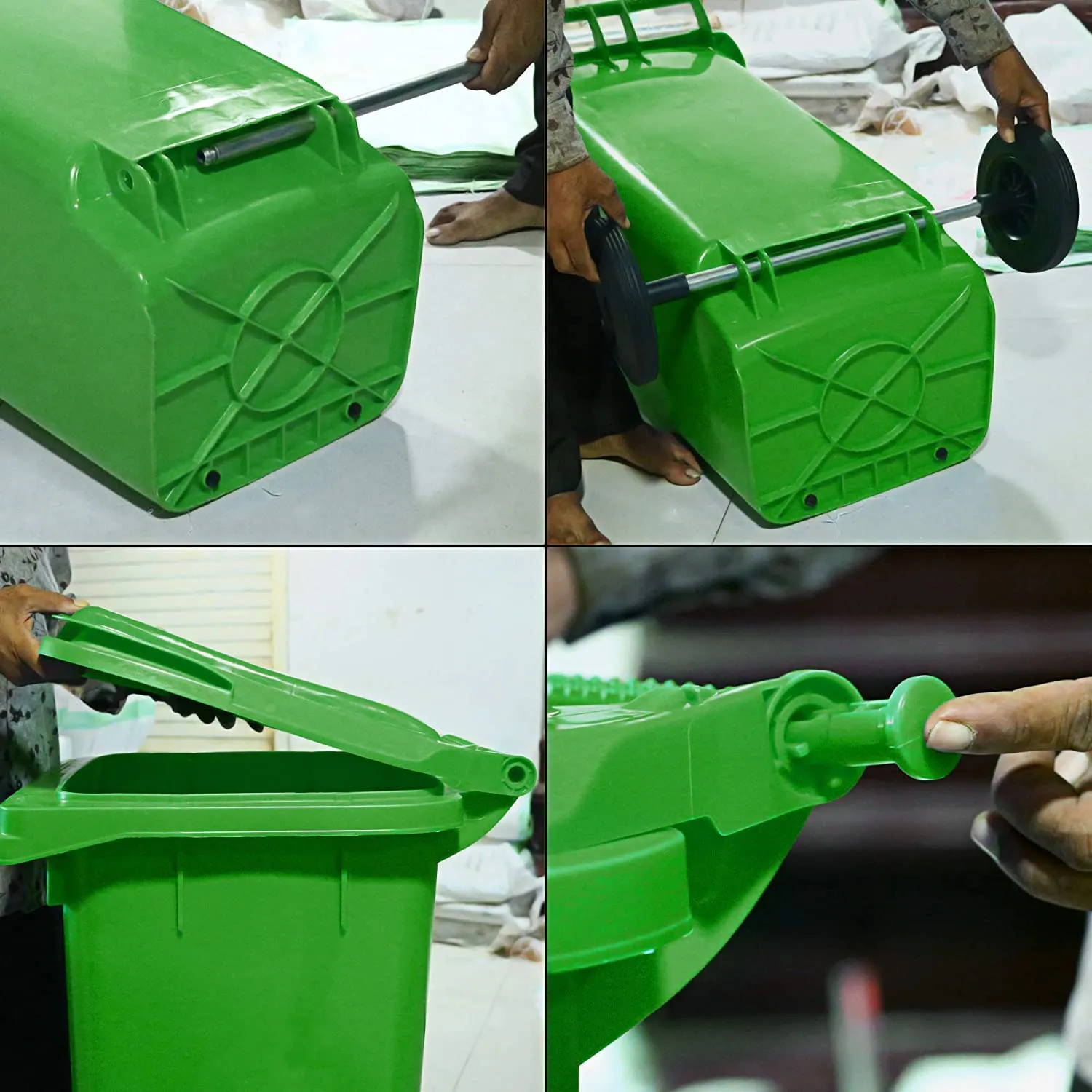 Nilkamal 120 Ltr Wheel Garbage Dustbin (Swachh Bharat Mission)