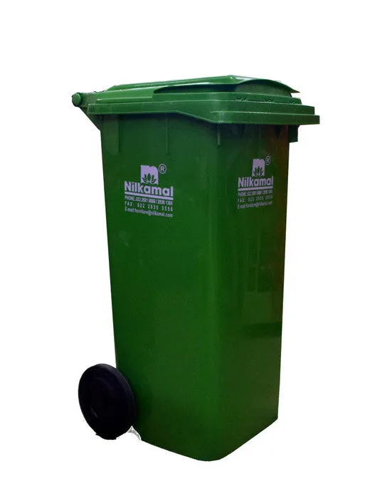 Nilkamal 120 Ltr Wheel Garbage Dustbin (Swachh Bharat Mission)