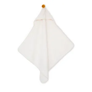 Nobodinoz So Cute Baby Bath Cape – White
