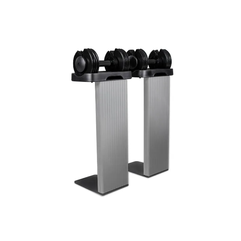 NordicTrack 12.5 Lb. Adjustable Dumbbells with Weight Stands, Sold As Pair