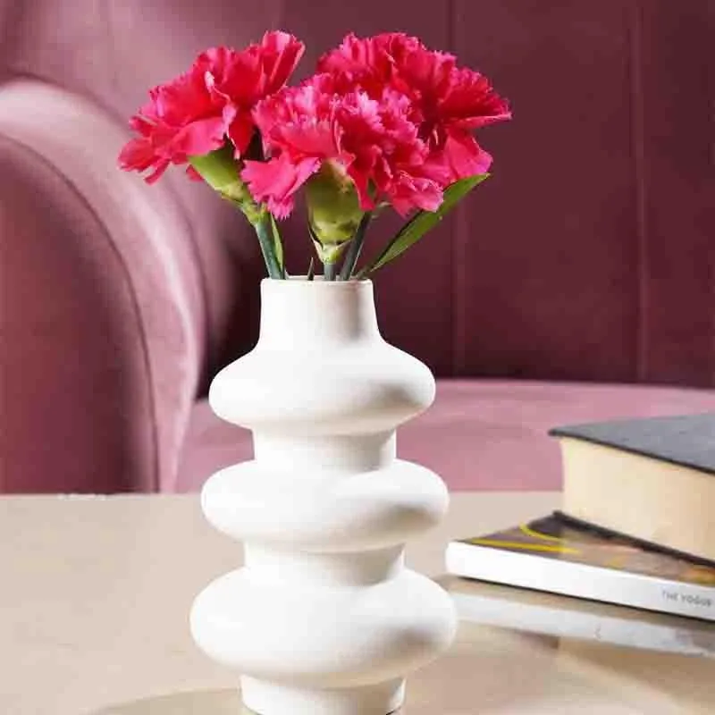 Oh So Bubbly Vase - White