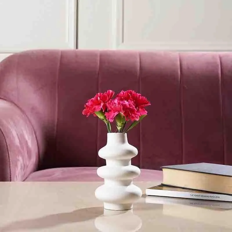 Oh So Bubbly Vase - White