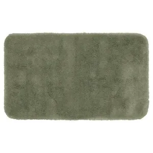 Open Box - 30"x50" Finest Luxury Ultra Plush Washable Nylon Bath Rug Deep Fern - Garland