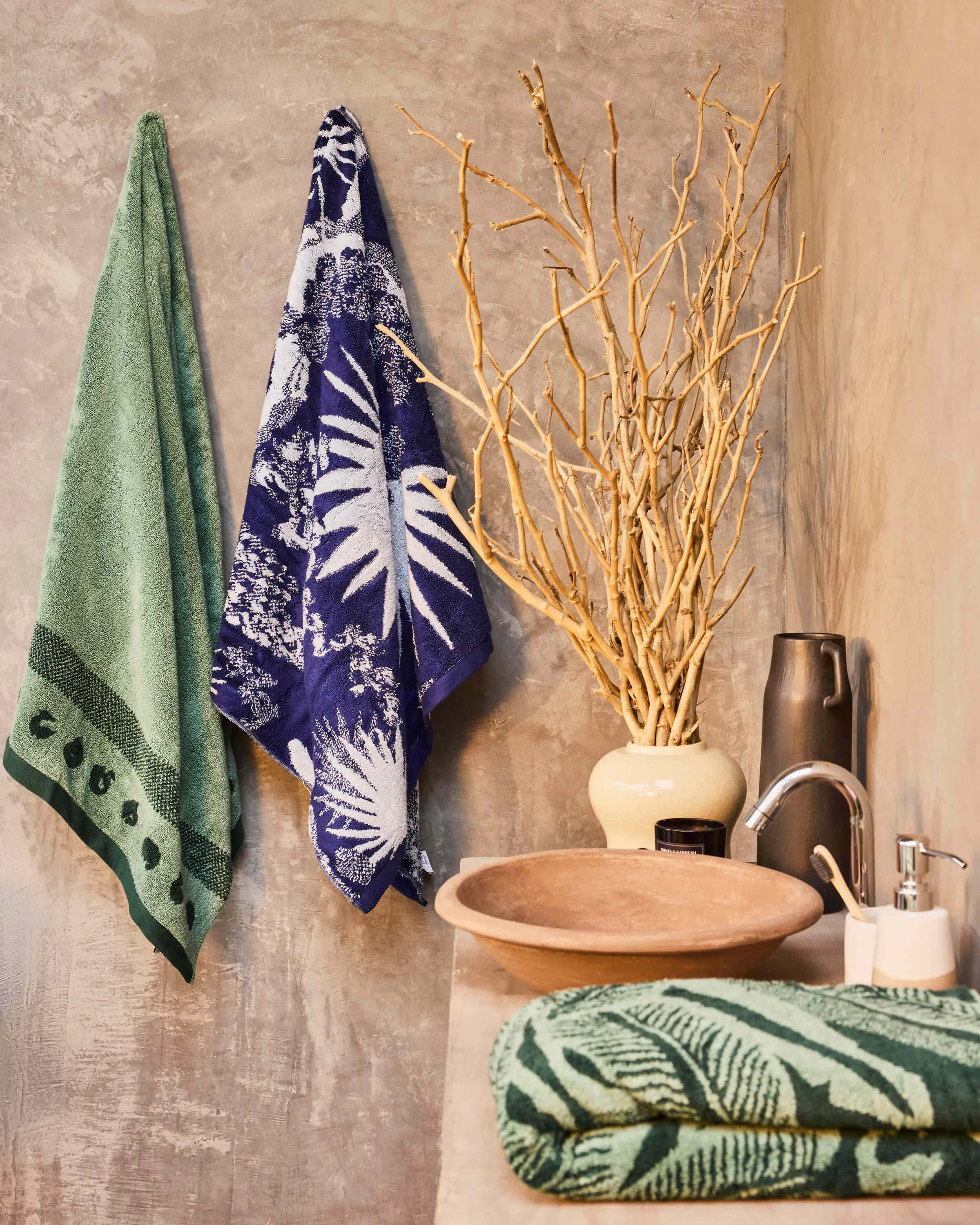 Palmera Bath Towels - Set of 2