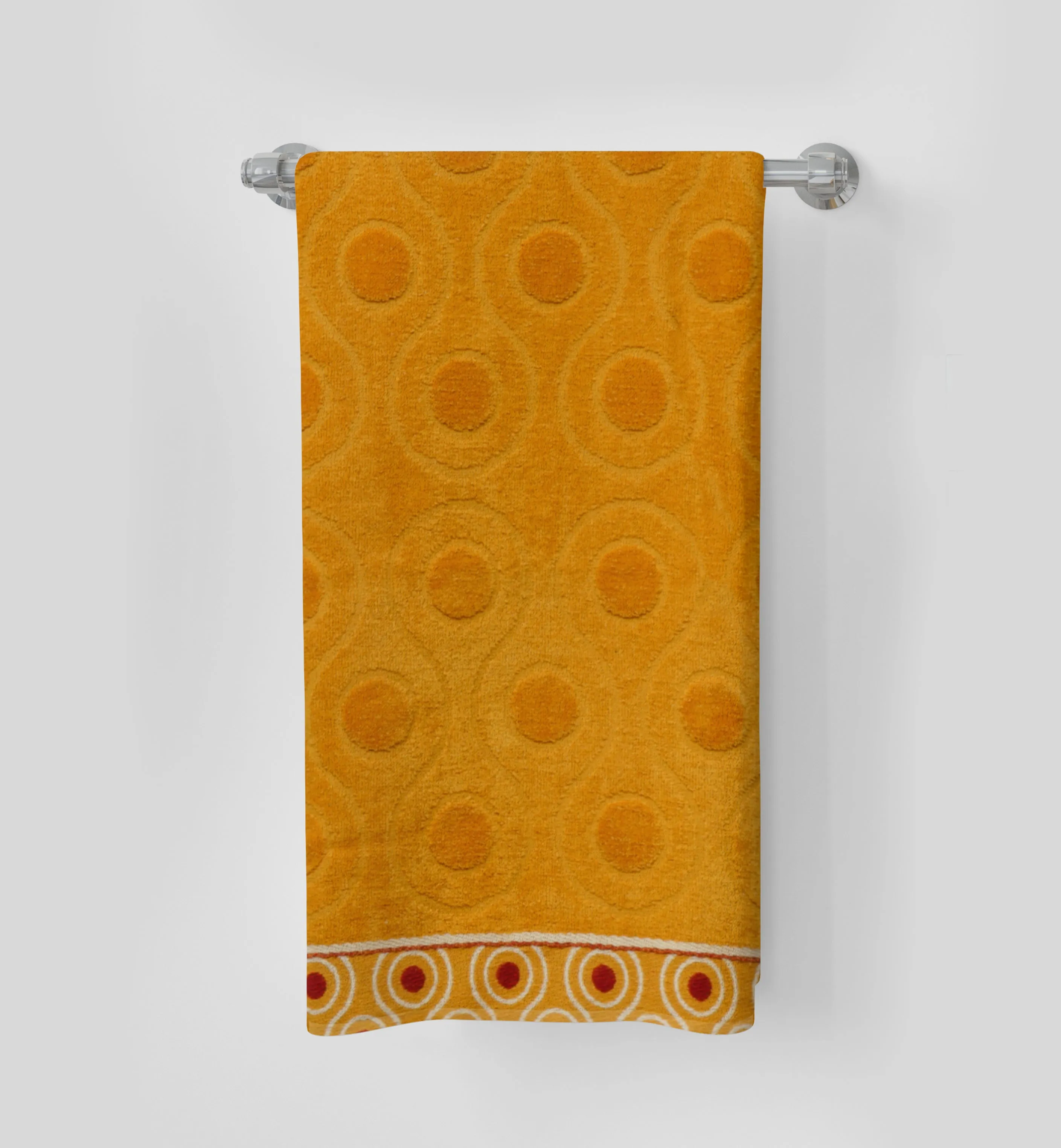 Premium Quality Soft Cotton Towel(Dark Yellow)