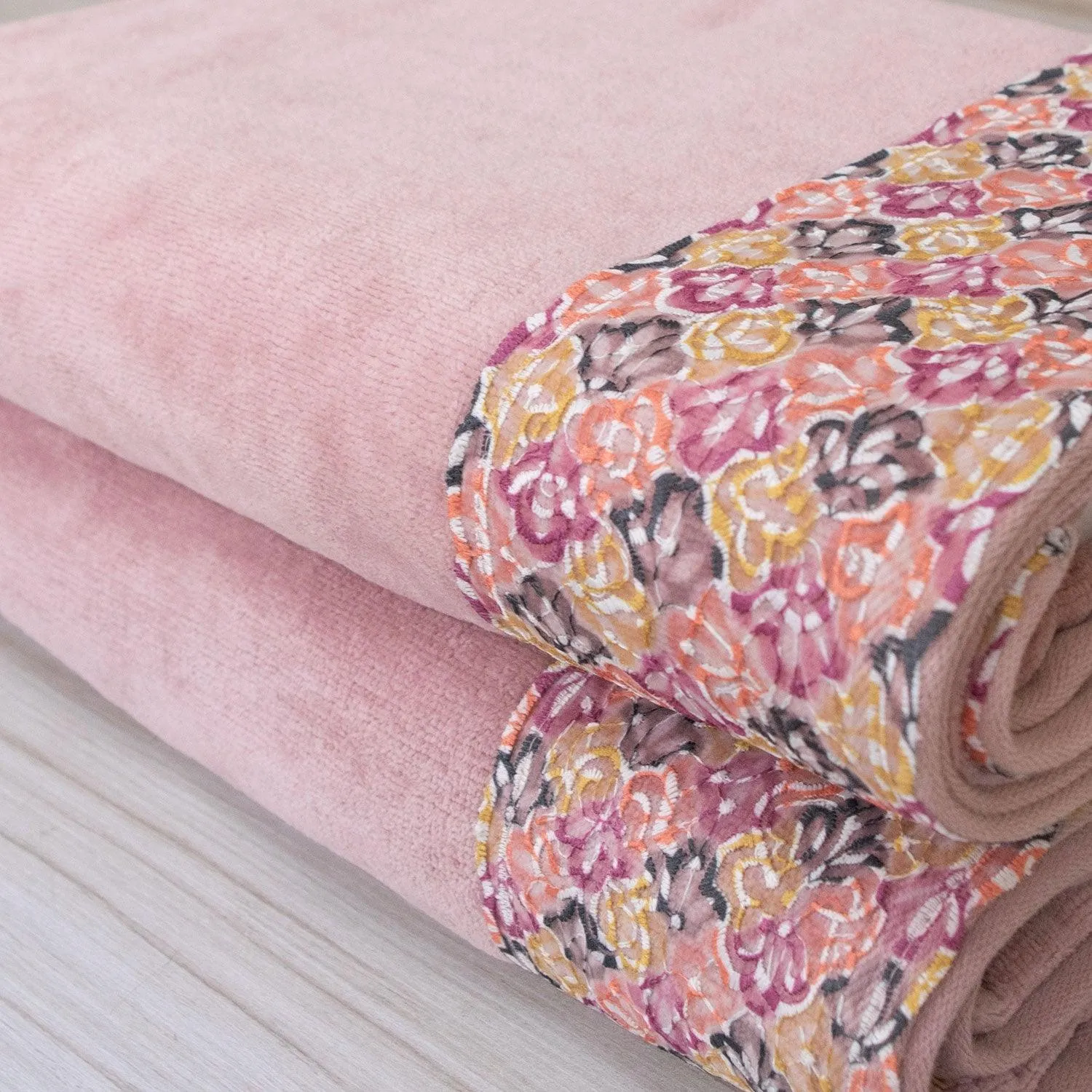 Prima Lace 100% Cotton Bath and Hand Towel Set of 4 | Ultra Soft, Highly Absorbent Luxurious Towels