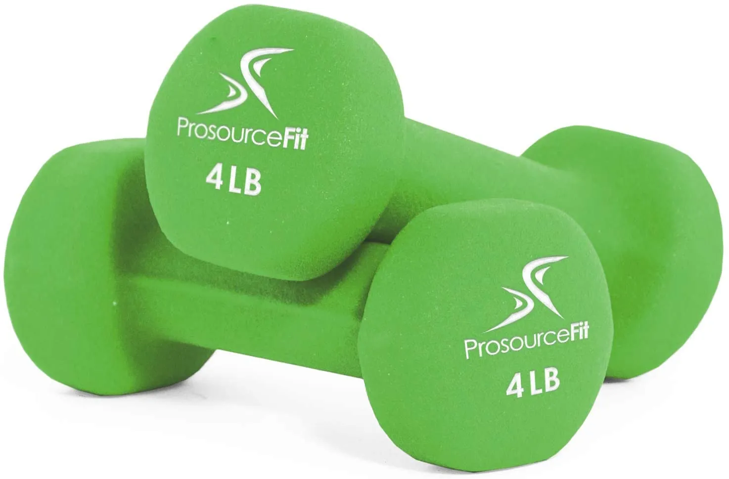 ProsourceFit Set of 2 Neoprene Dumbbell Coated for Non-Slip Grip, 1 lb-12 lb