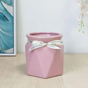 Quirky Contours Vase - Pink